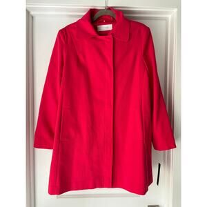 Tahari Popsicle Pink Swing Coat NWT Size Large